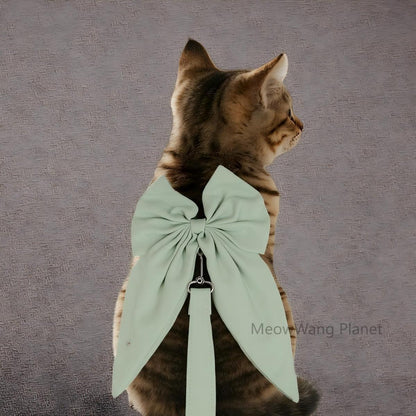 Pet Harness Leash Set Elegant Adjustable Half Vest Design For Cats Small Dogs Stylish Outdoor Walking Gear With Secure Escape Proof Fit Luxury Pet Gift For Cats Dogs - DropOnline.co