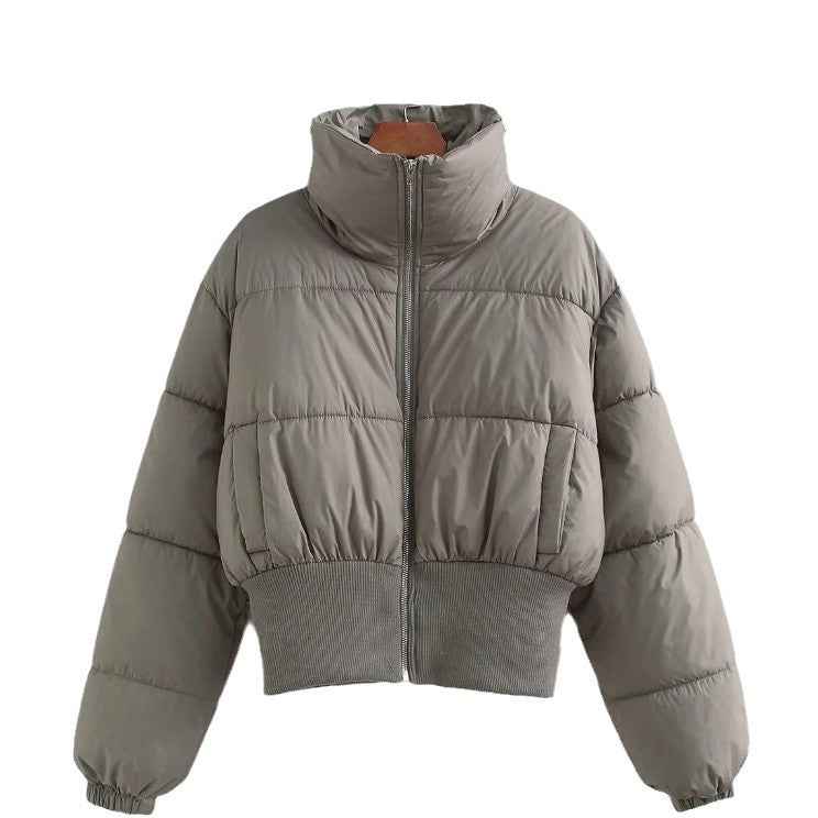 Women's Fashion Simple Cotton Long Sleeve Coat