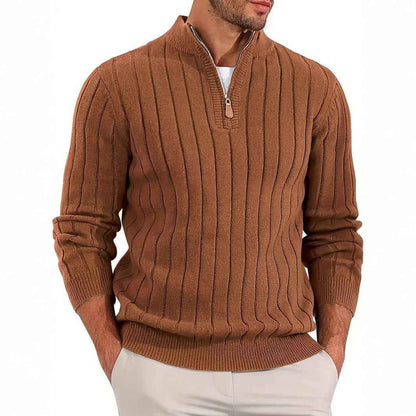 Retro Versatile Long Sleeve Sweater Men
