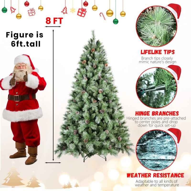 PVC Christmas Tree - Artificial Holiday Tree, Multiple Sizes