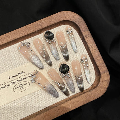 Autumn And Winter Gradient Cat Eye New White High-grade Wear Armor - DropOnline.co