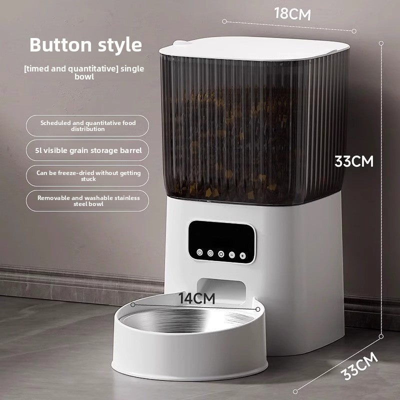 Smart Pet Feeder with HD Camera - Automatic Remote Control Dispenser