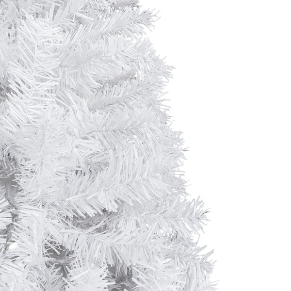 White 7ft, 950 Branches, PVC Material Christmas Tree