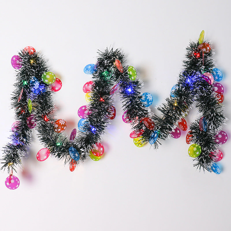 Christmas Ribbon LED Strip Lights - Festive Atmosphere String with Character Designs