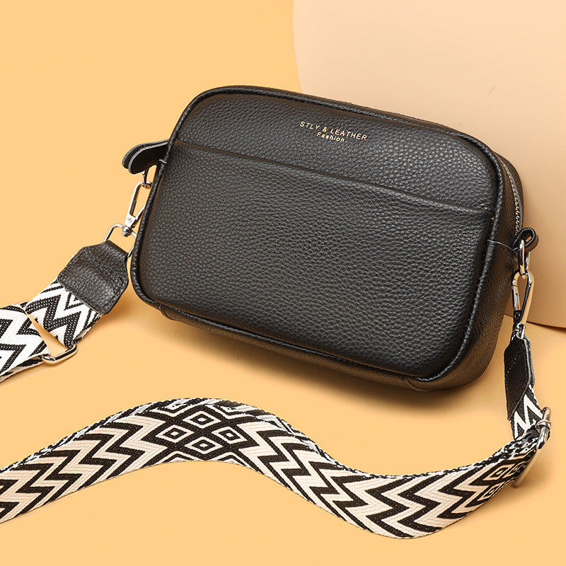 Women's Leather Shoulder Bag - Fashion Simple Messenger Bag
