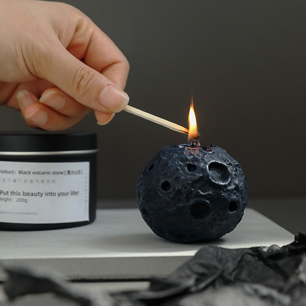 Bedroom Creative Moon Shape Scented Candles Ornaments