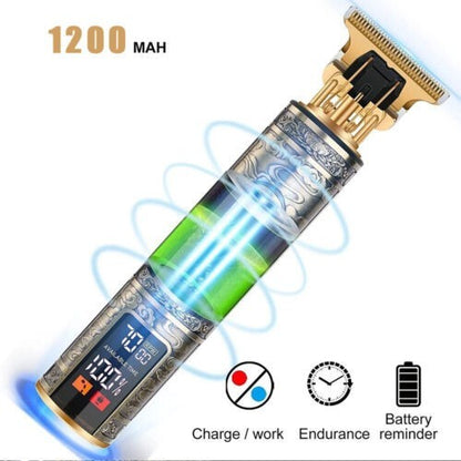 Beard Trimmer Hair Clippers Cordless Rechargeable Hair Cutting Barber Shaving Machine For Men USB Charging - DropOnline.co