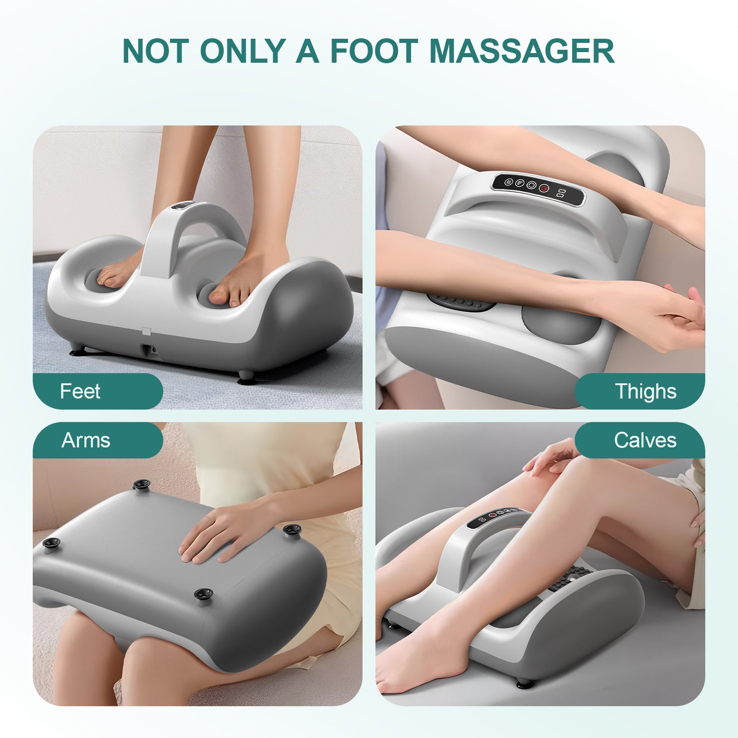 Leg Beauty Machine - Electric Foot Massager, Featuring Light Therapy Function, Adjustable Speed And Direction Control, Designed To Help Relax The Body And Relieve Pain