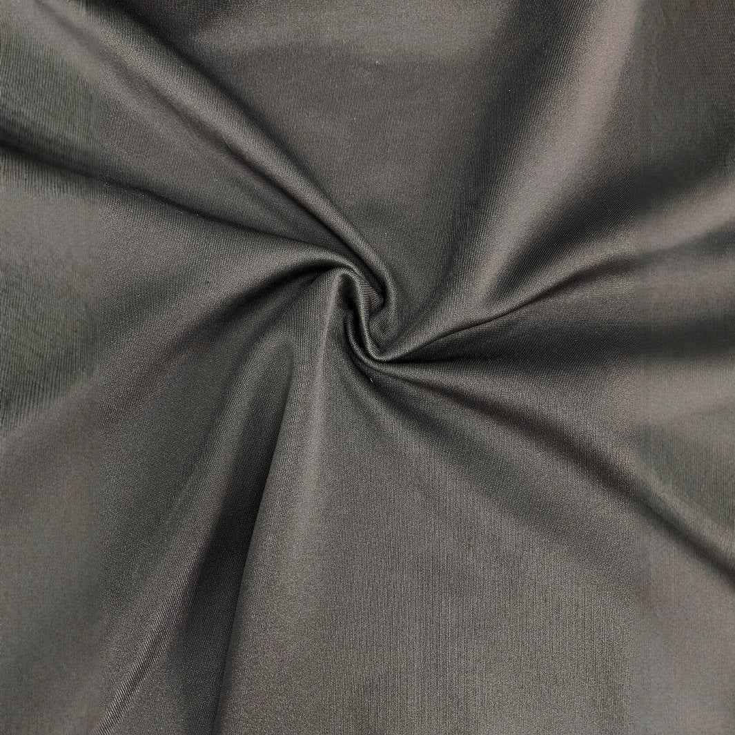 One-shoulder Cloak Slit Black Dress