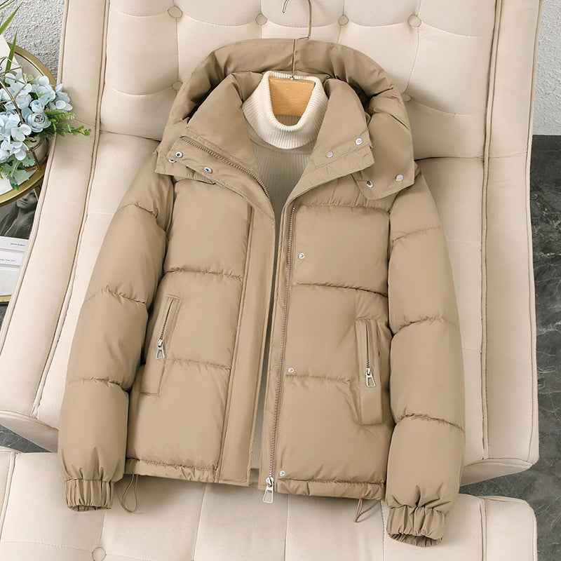 Hooded Thick Padded Coat For Petite Winter Jacket