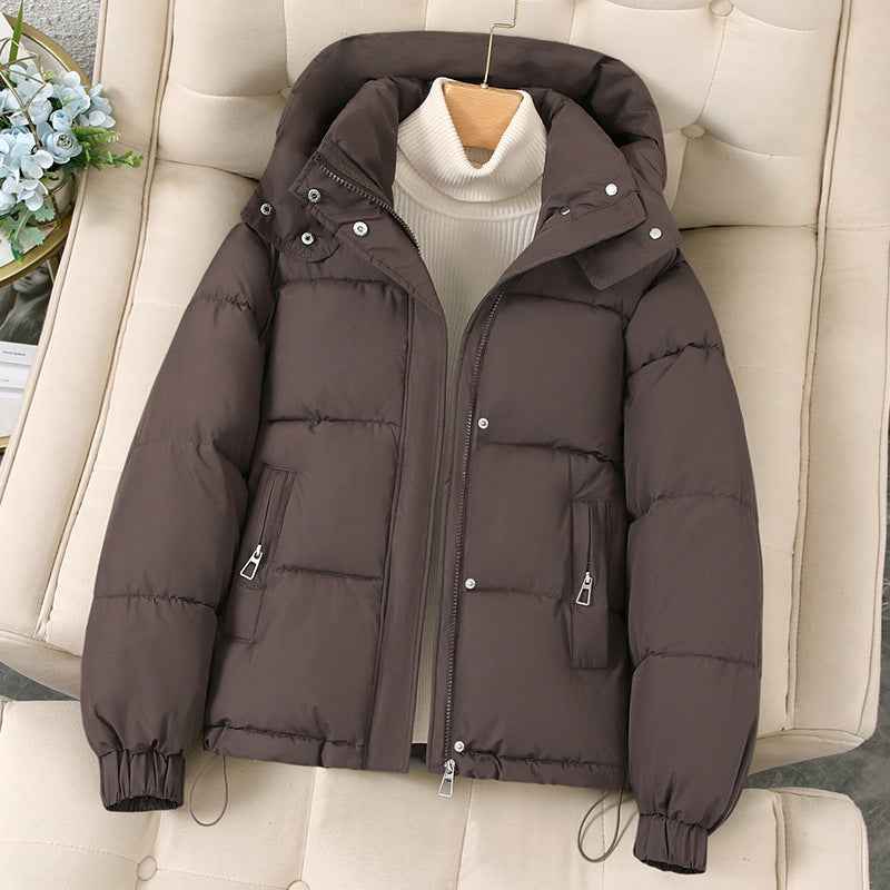 Hooded Thick Padded Coat For Petite Winter Jacket