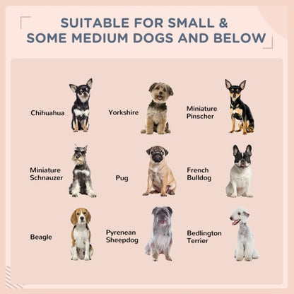 PawHut Wicker Dog House Outdoor With Canopy, Rattan Dog Bed With Water-resistant Cushion, For Small And Medium Dogs, Dark Blue - DropOnline.co