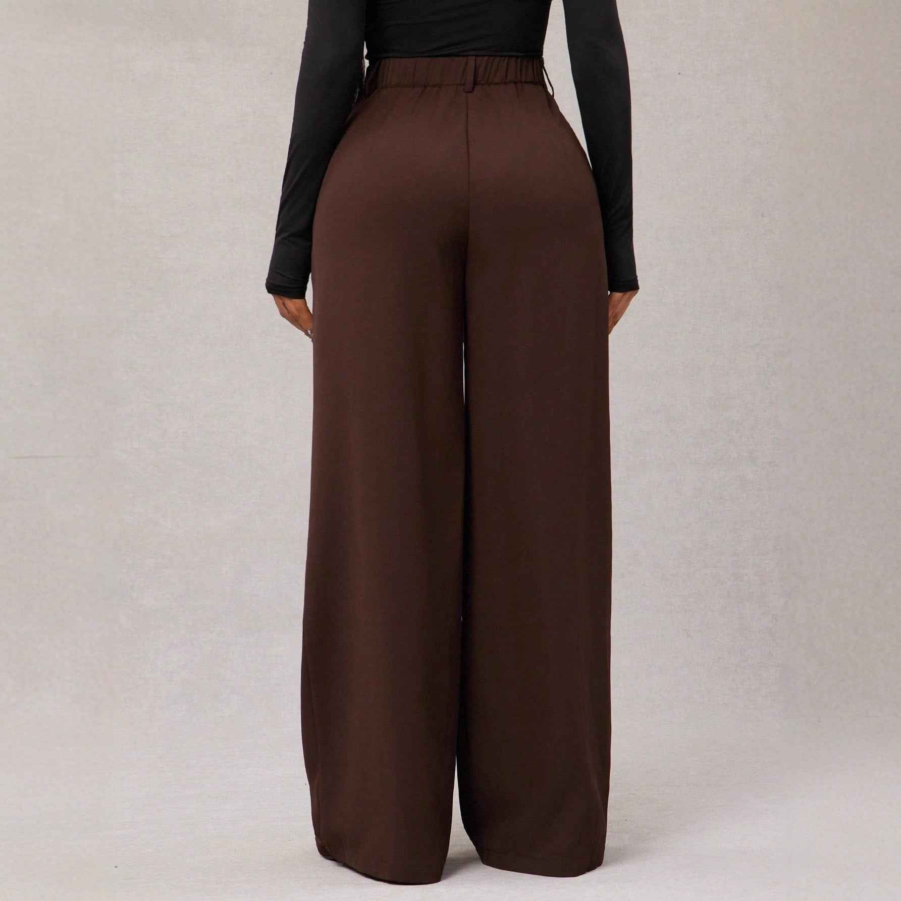 New Women's Casual Loose Straight-leg Business Commuting Wide-leg Pants