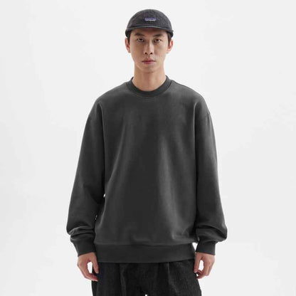 Men's Solid Color Fleece-lined Jacket With A Hoodie Inside