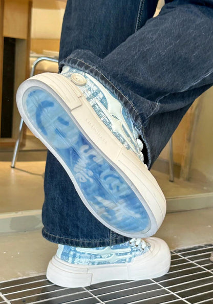 KILLWINNER--Smile Life Sneaker - Blue - Unisex - DropOnline.co