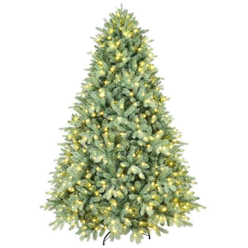 PE/PVC Christmas Tree - Green Realistic Holiday Tree