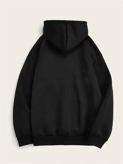 Men's Hoodie - Zip-Free Pullover Hooded Sweatshirt
