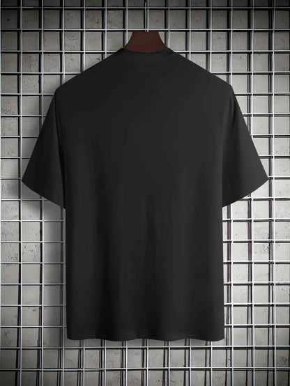 Men's 'God Gives Me Strength' 3D Print T-Shirt - Plus Size Casual Summer Tee