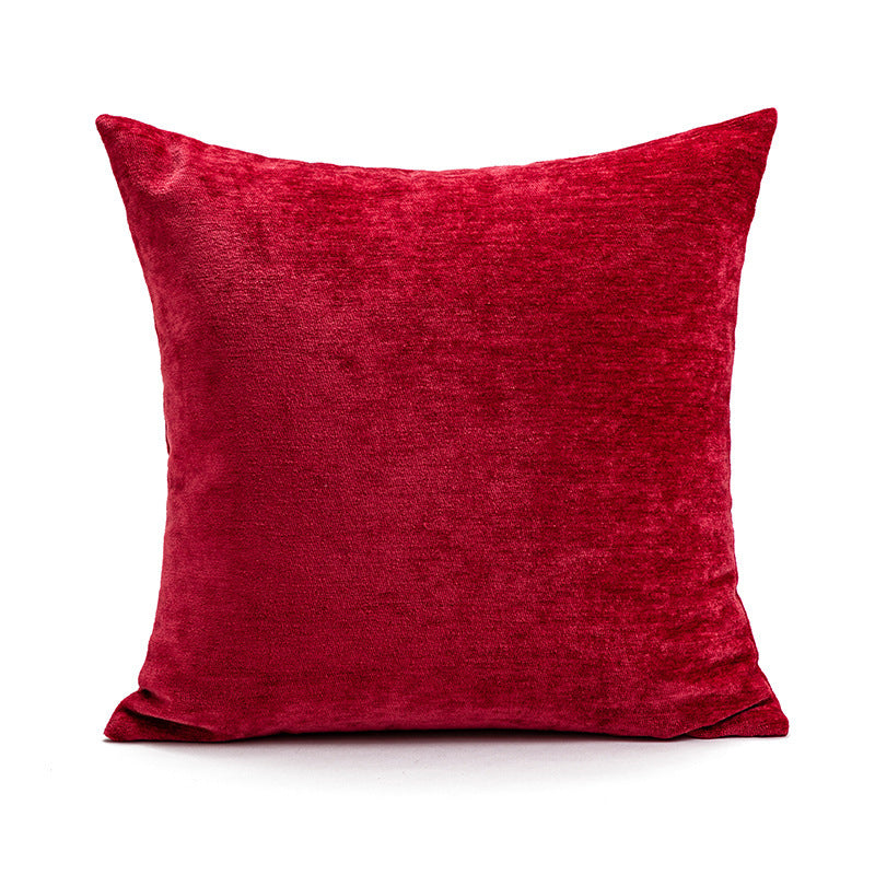 Holiday Decoration Bedroom Bedside Cushion Christmas Red Candy Doll Pillow Cover