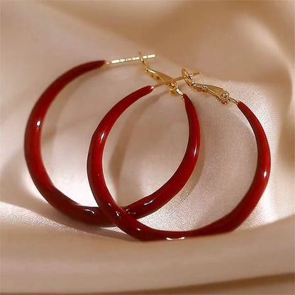 Special-interest Design Mild Luxury Retro Red Oil-spot Glaze Simple Bracelet Earrings - DropOnline.co