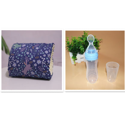 Adjustable Nursing Arm Pillow - Cotton Breastfeeding Support Cushion & Arm Pad - DropOnline.co