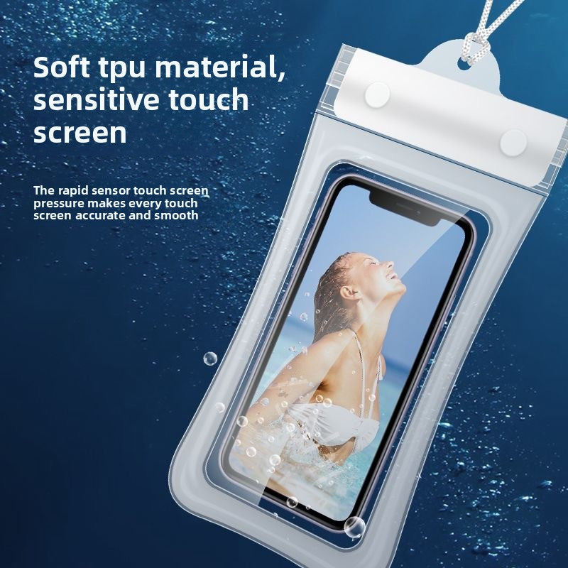 Floating Waterproof Phone Pouch - Touch Screen Compatible IPX8 Protection