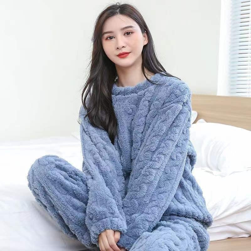Coral Velvet Pajamas - Luxurious Soft Sleepwear Set