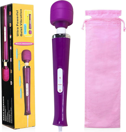 Handheld Massager 20 Speed Wand Vibrating Massage Magic Full Body Therapy Motor - DropOnline.co