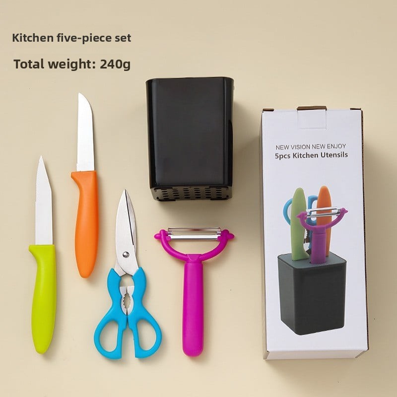 6-Piece Kitchen Tool Set - Essential Baby Food Prep & Multi-Function Utensils
