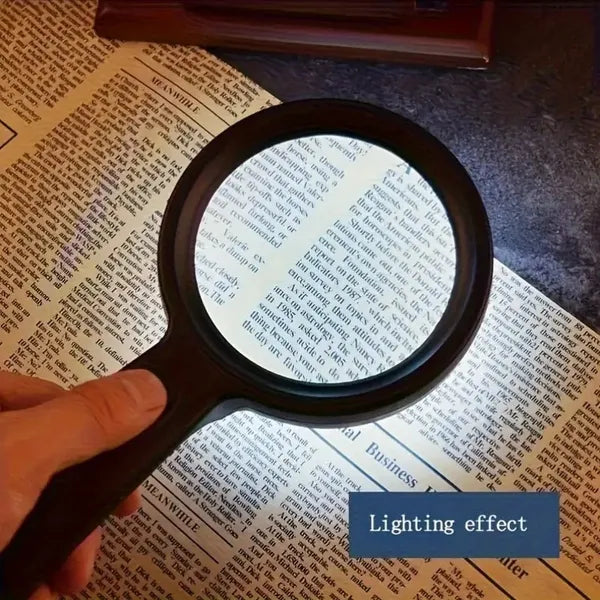 The Handheld Magnifying Glass With Light Is Suitable For Reading Books And Newspapers, Repairing Instruments, Observing Insects, And Is Also An Ideal Gift For Others.