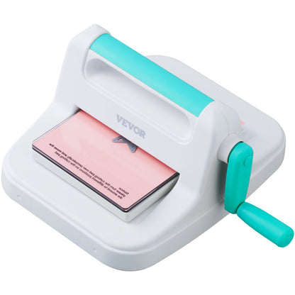 Manual Die Cutting & Embossing Machine, Portable Cut Machines, 6 Inch Opening Scrapbooking Machine Full Kit Included, For Arts & Crafts, Scrapbooking, Card Making And Crafting, White