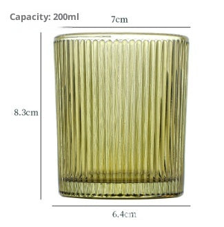 Colorful Home Decoration Glass Windproof Candles Glass Cup