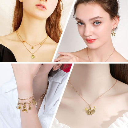 200Pcs Gold Charms Bulk Antique Gold Charms For Jewelry Making Charm Bracelet Necklace Earrings DIY Craft Making-Selling On Amazon Is Prohibited - DropOnline.co
