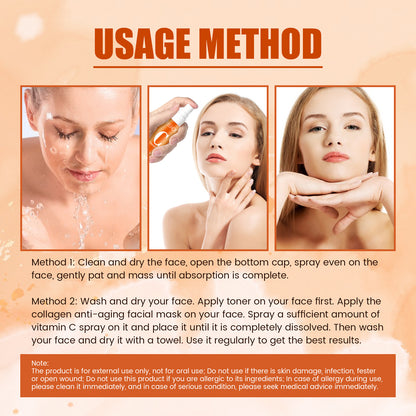 EELHOE Vitamin C Moisturizing Spray Moisturizing And Moisturizing Skin Lightening Acne Spots Rejuvenating And Whitening Spray - DropOnline.co