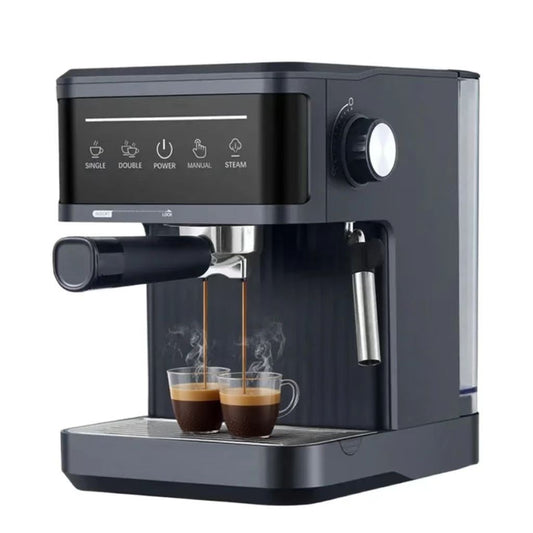 Italian Semi-Automatic Espresso Machine - Compact Home Coffee Maker