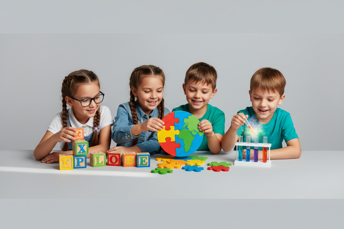 Educational Toys Banner - Collaborative Learning