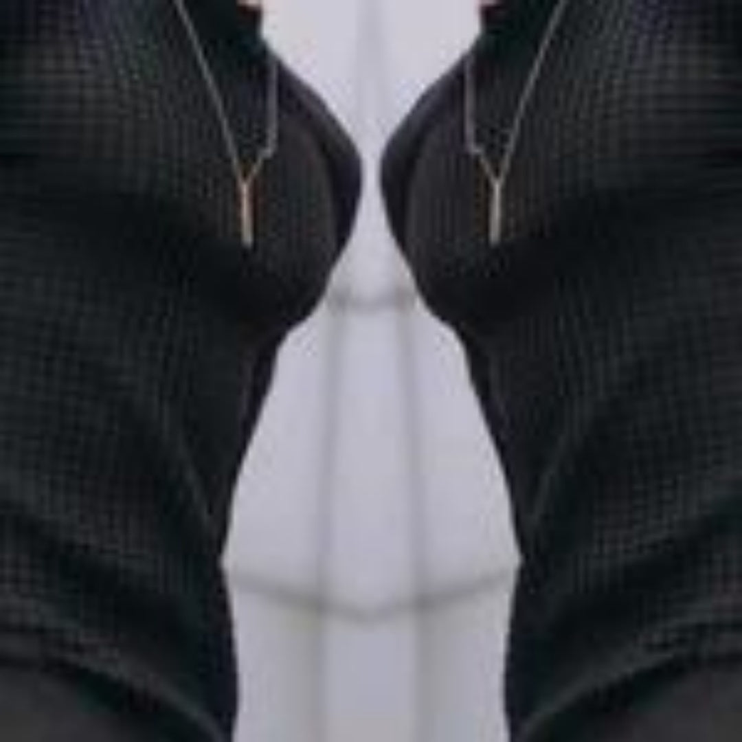 Unisex Jacquard Round Neck Hoodie - Quality European American Sizing