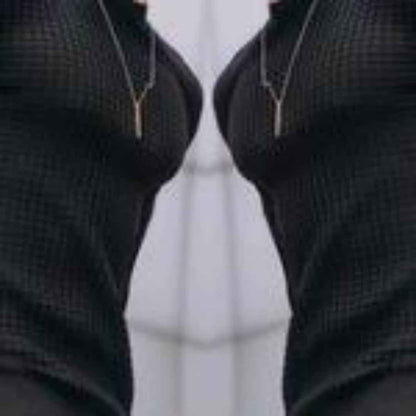 Unisex Jacquard Round Neck Hoodie - Quality European American Sizing