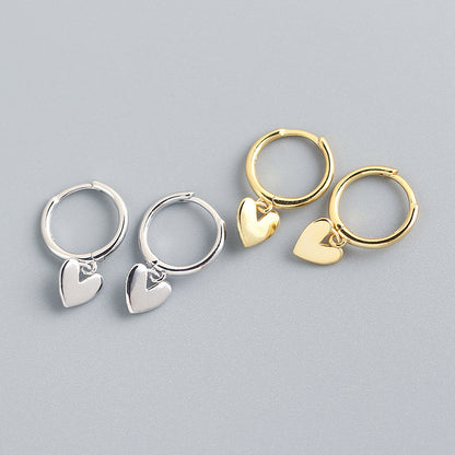 Love Heart Earrings Premium Temperament Earrings Jewelry - DropOnline.co