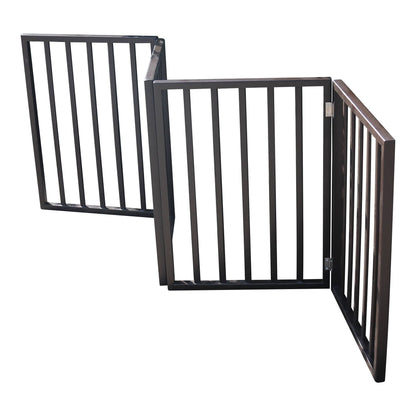 Pet Gate - Dog Gate For Doorways,Stairs Or House-standing, Folding - DropOnline.co