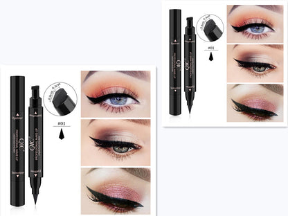 Double-headed wing seal eyeliner - DropOnline.co