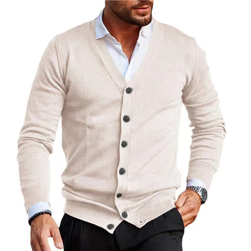 Men's Autumn Winter Sweater Coat - Casual Knit Cardigan Jacket