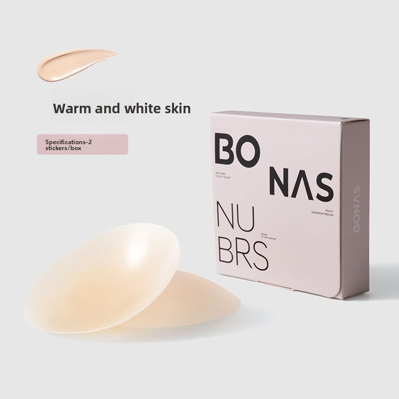 Bones Ultra-thin Silicone Breast Sticker Women's Anti-sagging Breast Sticker Small Chest Anti-running Light Sticker Anti-bump Nipple Sticker