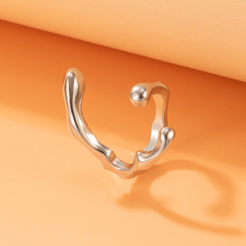 Creative Butterfly Geometric Heavy Metal Ring