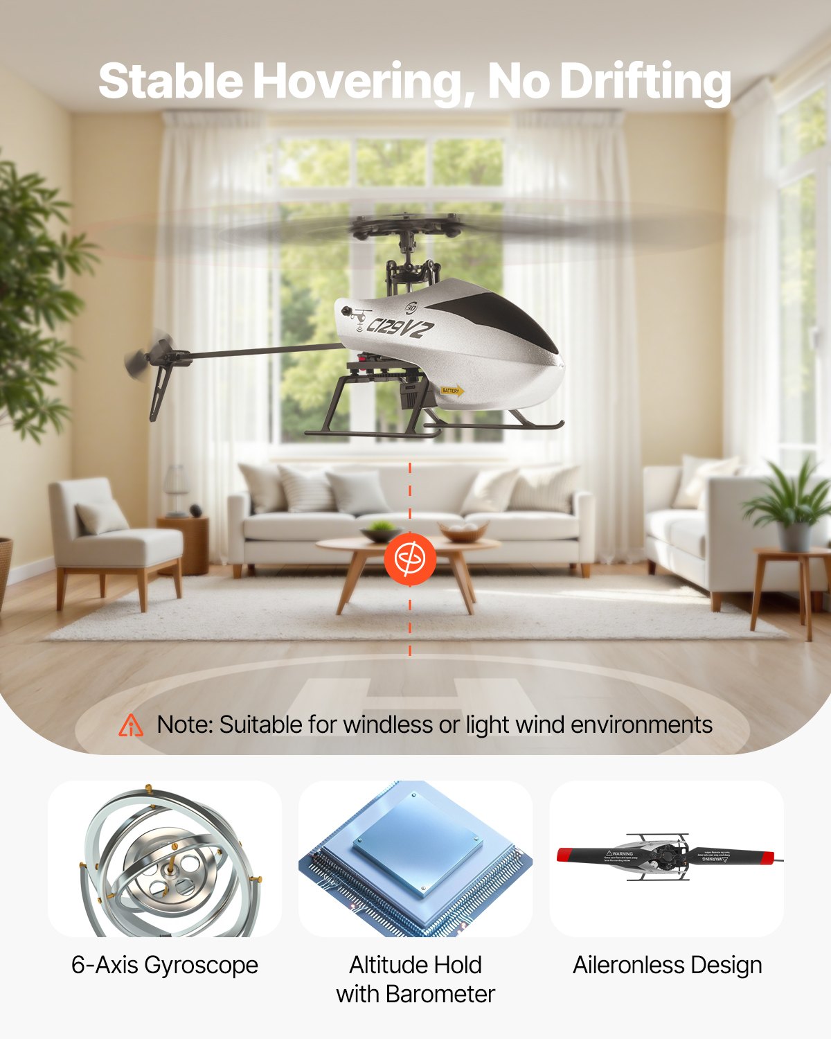 RC Helicopter 4 Channel Remote Control Aircraft Toy 39 Min Flight Kids Present