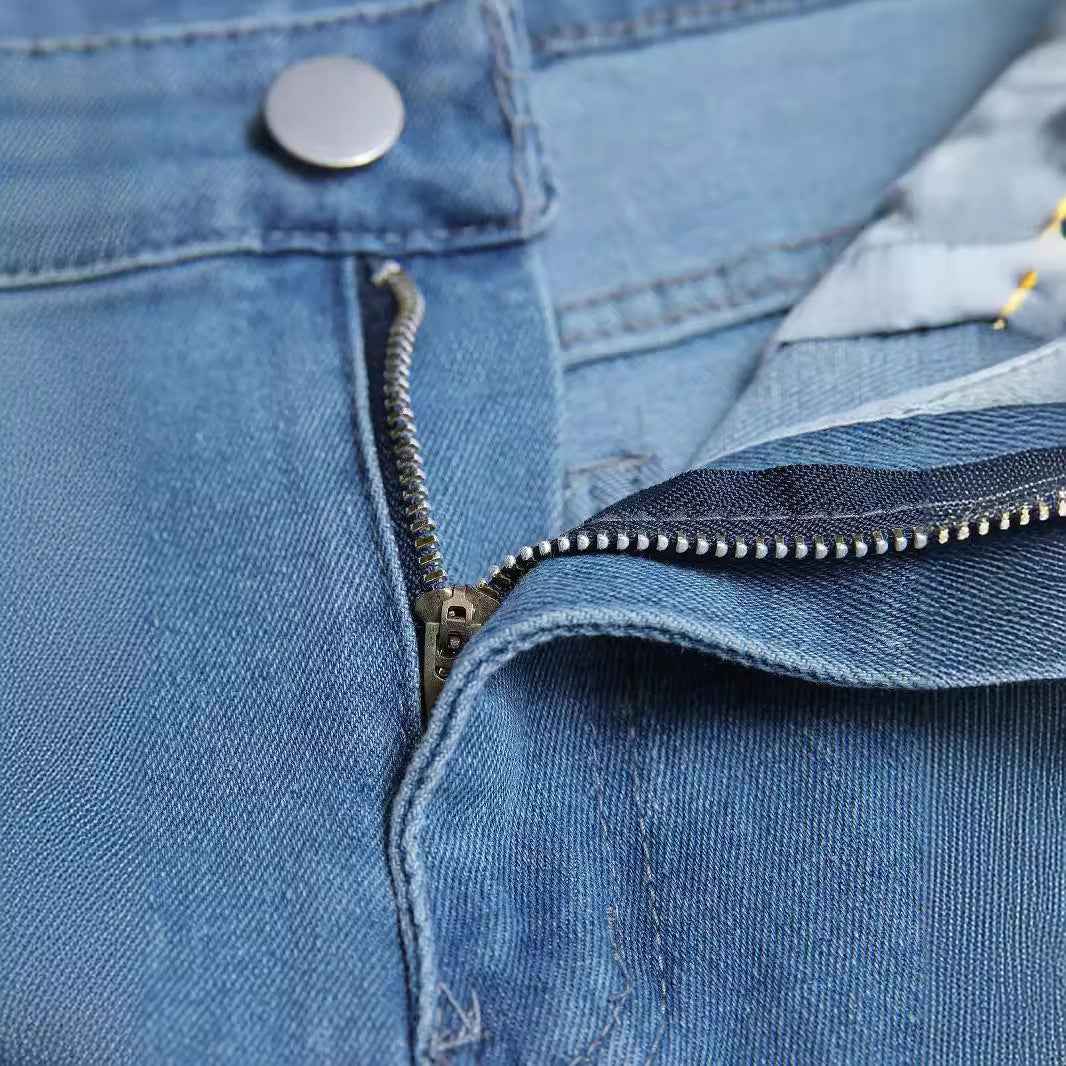 Personality Denim Skinny Jeans For Men