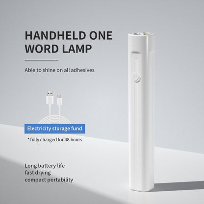 Handheld UV Light For Gel Nails, Mini Nail Light, Portable LED Nail Lamp, Cordless Rechargeable USB Nail Dryer For Fast Curing - DropOnline.co