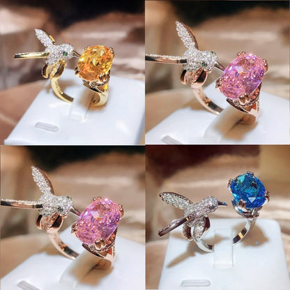 Women's Fashion Saint Mary's Hummingbird Ring - DropOnline.co