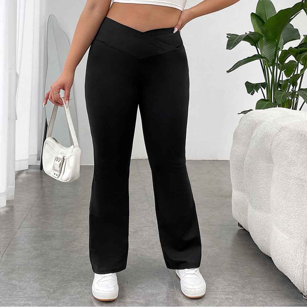 Women's High-Waisted Slim-Fit Bootcut Flare Pants