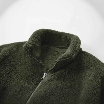 Casual Men's Solid Color Hooded Jacket